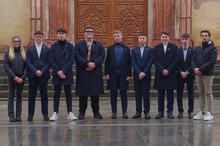 Il gruppo saluzzese di Gioventù Nazionale