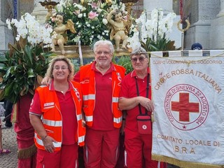 In foto alcuni momenti della festa patronale di Madonna dei Fiori, a Bra