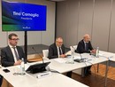 Da sinistra il direttore generale Enzo Cazzullo, il presidente Tino Cornaglia e il vicepresidente Pierpaolo Stra