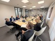 Alcuni momenti dell’incontro di Barbieri con i responsabili di settore ACA