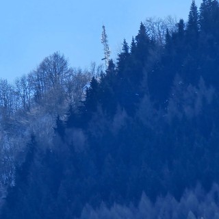 In foto il ripetitore in valle Stura In foto il ripetitore in valle Stura