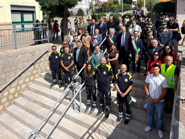 Nelle foto alcuni momenti dell'inaugurazione