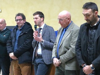Alcuni momenti della presentazione tenuta ieri