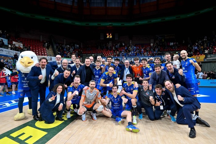 la festa di Cuneo: Grottazzolina ancora battuta 3-0 come all'andata (Foto Giraudo-Bramardi)