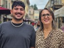 Nicola Violano con Silvia Gullino