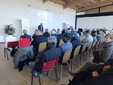 Nelle foto alcuni momenti dell'inaugurazione e della presentazione tenuta presso la cantina Terre del Barolo