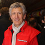 Un'immagine del 2010: Roberto Boano alla presentazione della Dakar