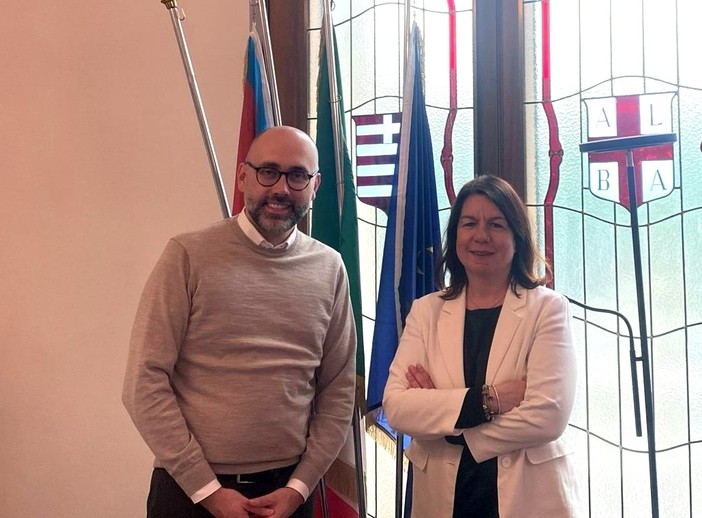 L’incontro tra il presidente Robaldo e Aurelia Isoardi, nuova presidente dei Commercialisti di Cuneo