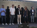 Da sinistra il regista Andrea Icardi, gli attori Lucio Aimasso e Paolo Tibaldi, Natascia Chiarlo, il produttore del film Renato Sevega e Ivan Chiarlo Da sinistra il regista Andrea Icardi, gli attori Lucio Aimasso e Paolo Tibaldi, Natascia Chiarlo, il produttore del film Renato Sevega e Ivan Chiarlo