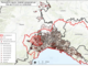 La mappa dei contagi La mappa dei contagi