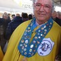 Giacomo Berrino nei paludamenti di gran maestro della Confraternita della Salsiccia di Bra Giacomo Berrino nei paludamenti di gran maestro della Confraternita della Salsiccia di Bra