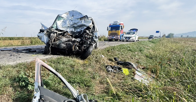 La scena dell'incidente