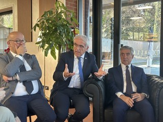 Da sinistra Roberto, Bartolomeo Salomone e Riccardo Preve