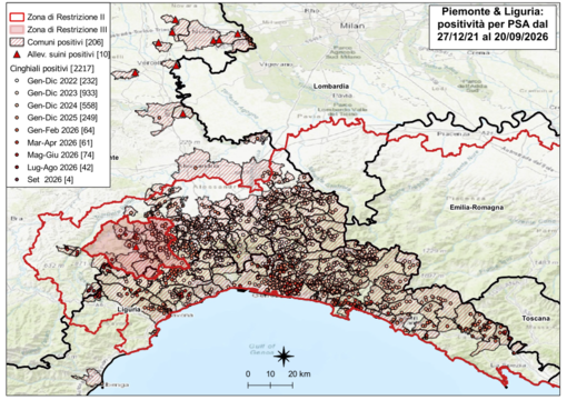 La mappa delle positività La mappa delle positività