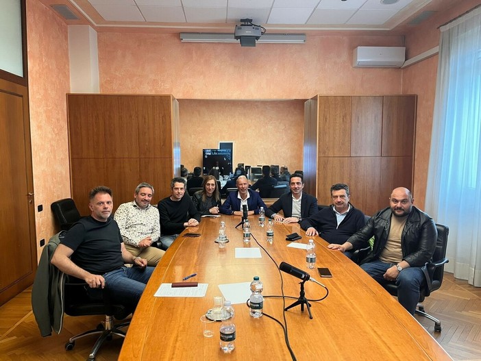 I presidenti delle Unioni Montane con il consigliere provinciale Silvano Dovetta