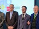 Da sinistra, il direttore di Apro Antonio Bosio, il presidente Fulvio Baratella, il sindaco di Alba Alberto Gatto e il presidente uscente Paolo Zoccola