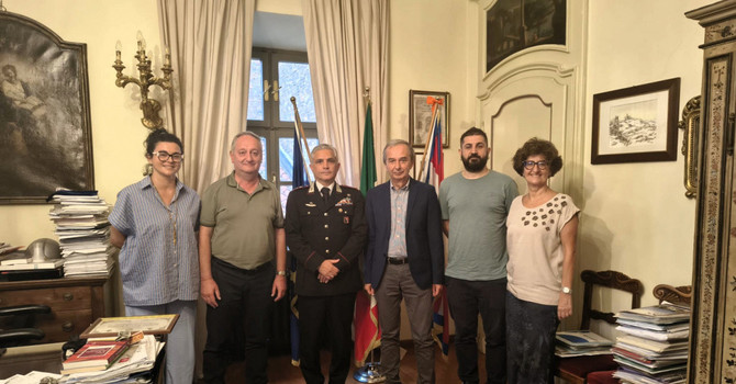 Bra saluta il tenente colonnello Tommaso Gioffreda: il ringraziamento dell'amministrazione comunale