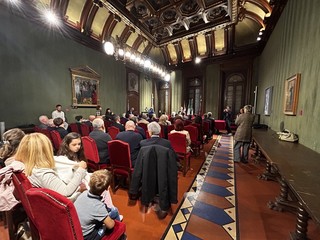 Alcuni momenti della cerimonia tenuta in Sala Consiglio Alcuni momenti della cerimonia tenuta in Sala Consiglio