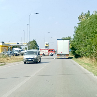 I soccorsi sul luogo dell'incidente