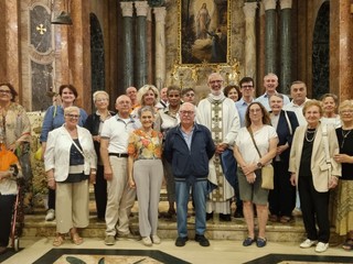 In foto alcuni momenti della festa patronale di Madonna dei Fiori, a Bra