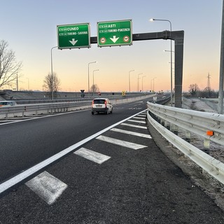 L'ingresso della A33 da Castagnito