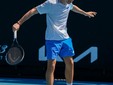 Simone in azione agli Australian Open