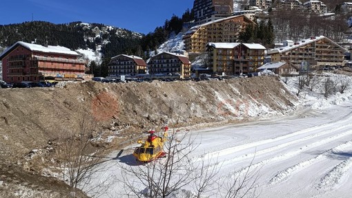 Tredicenne si infortuna, elisoccorso sulle piste di Prato Nevoso Tredicenne si infortuna, elisoccorso sulle piste di Prato Nevoso