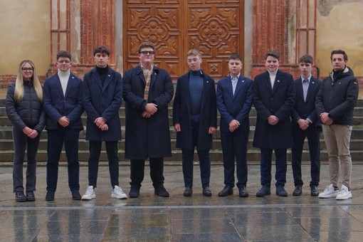 Il gruppo saluzzese di Gioventù Nazionale