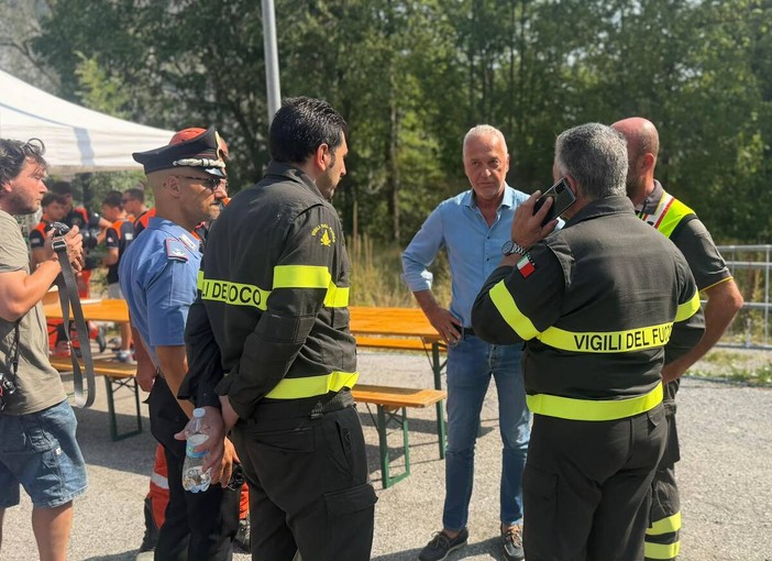 Incendio Valdieri, Bergesio (Lega) sul posto: "Grazie a Vigili del Fuoco e volontari. Il Governo è presente: decisivo l'arrivo dei mezzi aerei"