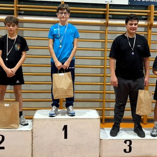 Il podio dell'Under 15 maschile