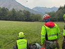 Operatori del Soccorso Alpino Speleologico impegnati nelle ricerche