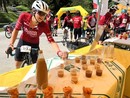 Il punto ristoro Coldiretti in cima alla salita di Madonna del Colletto alla scorsa edizione de “La Fausto Coppi” Il punto ristoro Coldiretti in cima alla salita di Madonna del Colletto alla scorsa edizione de “La Fausto Coppi”