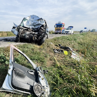 La scena dell'incidente