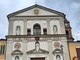 La facciata della chiesa dei Battuti Bianchi di Bra
