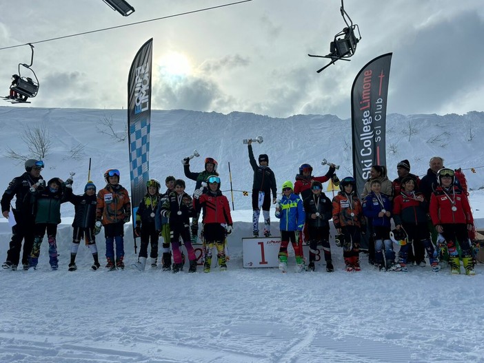 Il podio Cuccioli 1 maschile selezione regionale