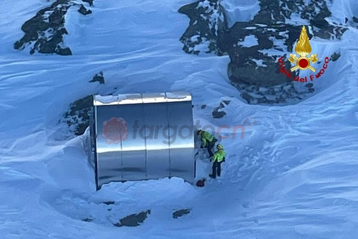 L'intervento effettuato dal Reparto Volo dei Vigili del Fuoco Piemonte