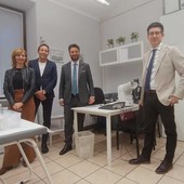 Da sinistra: Daniela Balestra, Mauro Bernardi, Federico Riboldi e Joseph Meineri Da sinistra: Daniela Balestra, Mauro Bernardi, Federico Riboldi e Joseph Meineri