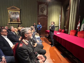 Alcuni momenti della cerimonia tenuta in Sala Consiglio Alcuni momenti della cerimonia tenuta in Sala Consiglio