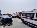 Frontale tra due auto sulla Statale 28 a Magliano Alpi Frontale tra due auto sulla Statale 28 a Magliano Alpi