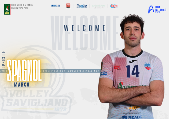 VOLLEY / Il ritorno di Marco Spagnol: l'opposto veste per la terza volta la maglia del Volley Savigliano
