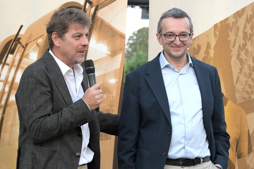 Giuseppe Miroglio, presidente di Sublitex e del Gruppo Miroglio, con Giuseppe Lano, amministratore delegato di Sublitex (Ph. Mauro Gallo Fotografo) Giuseppe Miroglio, presidente di Sublitex e del Gruppo Miroglio, con Giuseppe Lano, amministratore delegato di Sublitex (Ph. Mauro Gallo Fotografo)