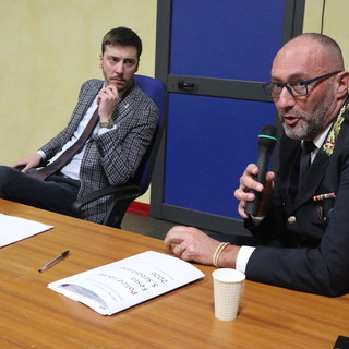 Il presidente Flavio Gastaldi e il comandante Franco Bruno