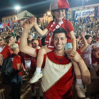 Matteo Cuniglio, il fantino vincitore