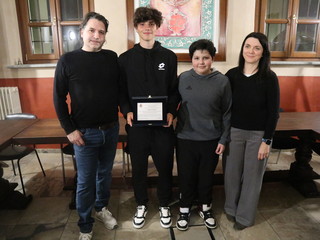 Alcuni momenti della cerimonia tenuta in municipio a Caramagna Alcuni momenti della cerimonia tenuta in municipio a Caramagna