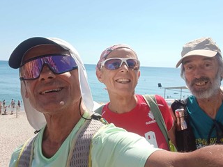 Con gli accompagnatori Pierluigi e Grazia