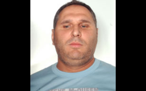 Cesare Pagano in uno scatto diffuso dalla Polizia al momento dell'arresto, nel 2010