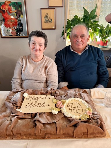 Anna Caterina Bernelli col marito