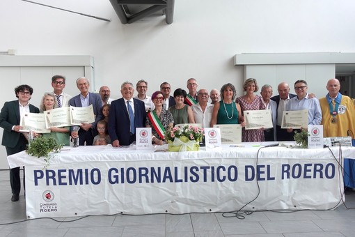 In foto i protagonisti del Premio Giornalistico del Roero 2026 In foto i protagonisti del Premio Giornalistico del Roero 2026