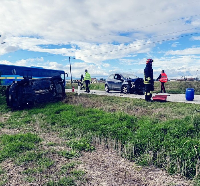 Le auto coinvolte nel sinistro