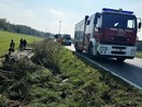 Auto esce di strada e si ribalta sulla SP165 Auto esce di strada e si ribalta sulla SP165